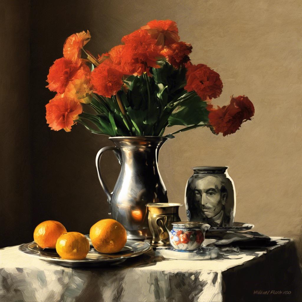 Η Σύνθεση στην Τοπίο Νεκρών - William Merritt Chase