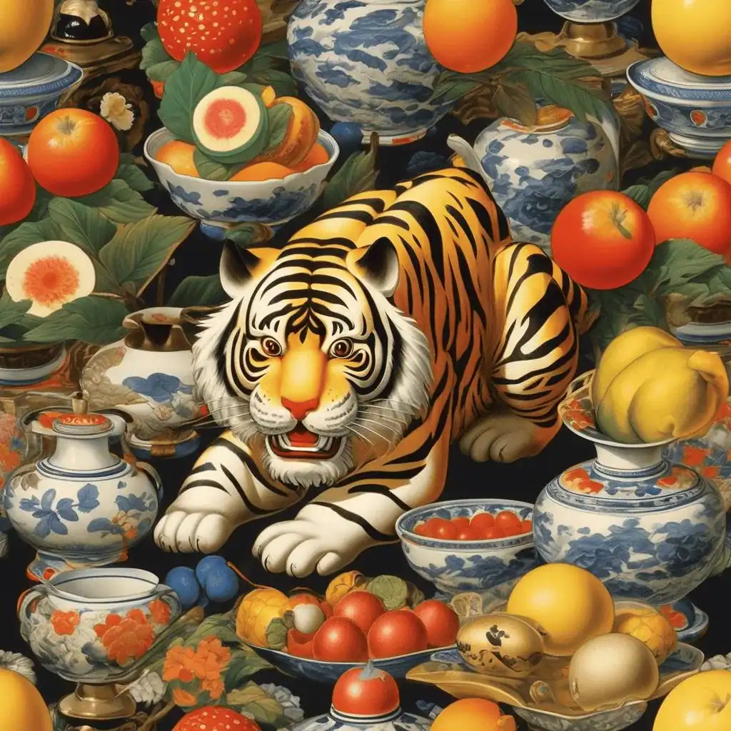 Japanese Toy Tiger and Odd Objects – Yasuo Kuniyoshi
