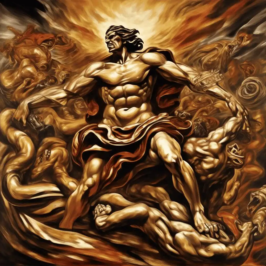 Prometheus Bound – David Alfaro Siqueiros