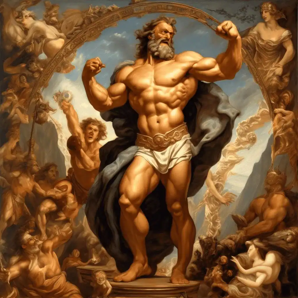 Hercules Obtaining the Girdle of Hyppolita – Nikolaus Knüpfer