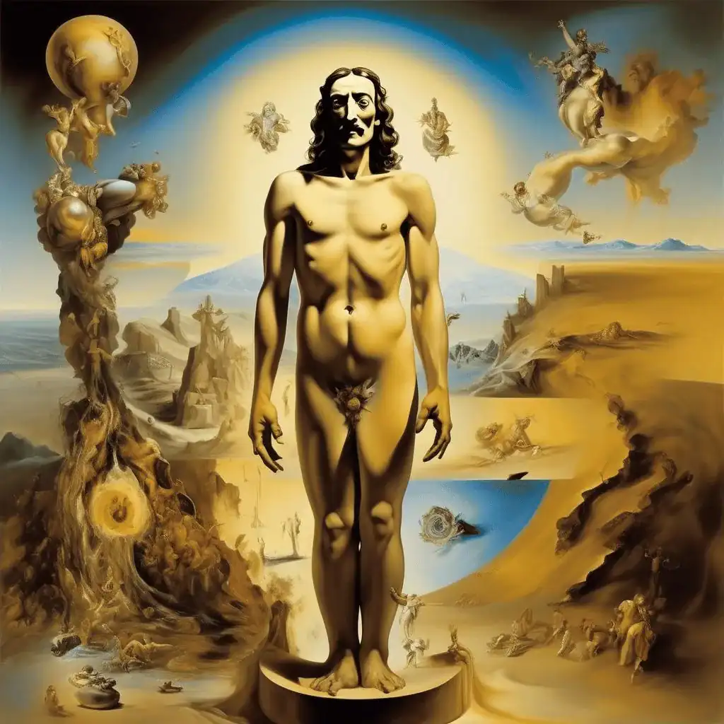 Dali-Christ – Glenn Brown